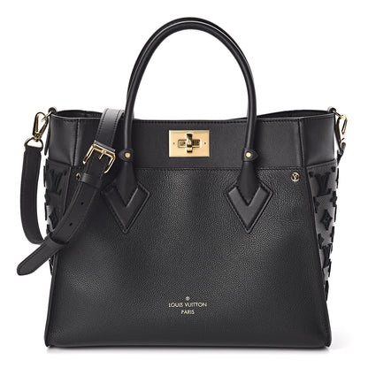 Louis Vuitton Calfskin Monogram Tufting On My Side Black 1 of 8