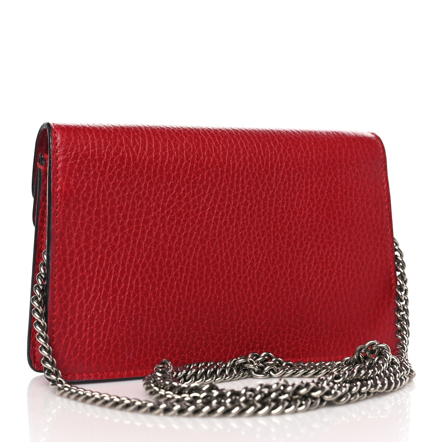 Calfskin Super Mini Dionysus Shoulder Bag Hibiscus Red