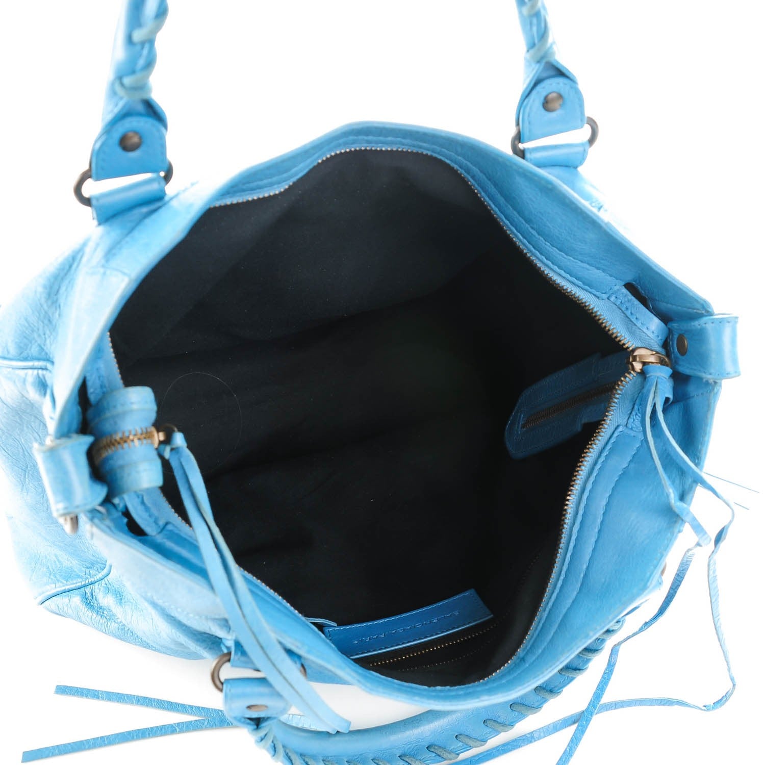 Balenciaga Agneau Classic Hardware Velo Bleu Indigo 5 of 7