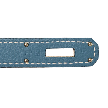 Hermes Togo Birkin 40 Blue Jean 7 of 10