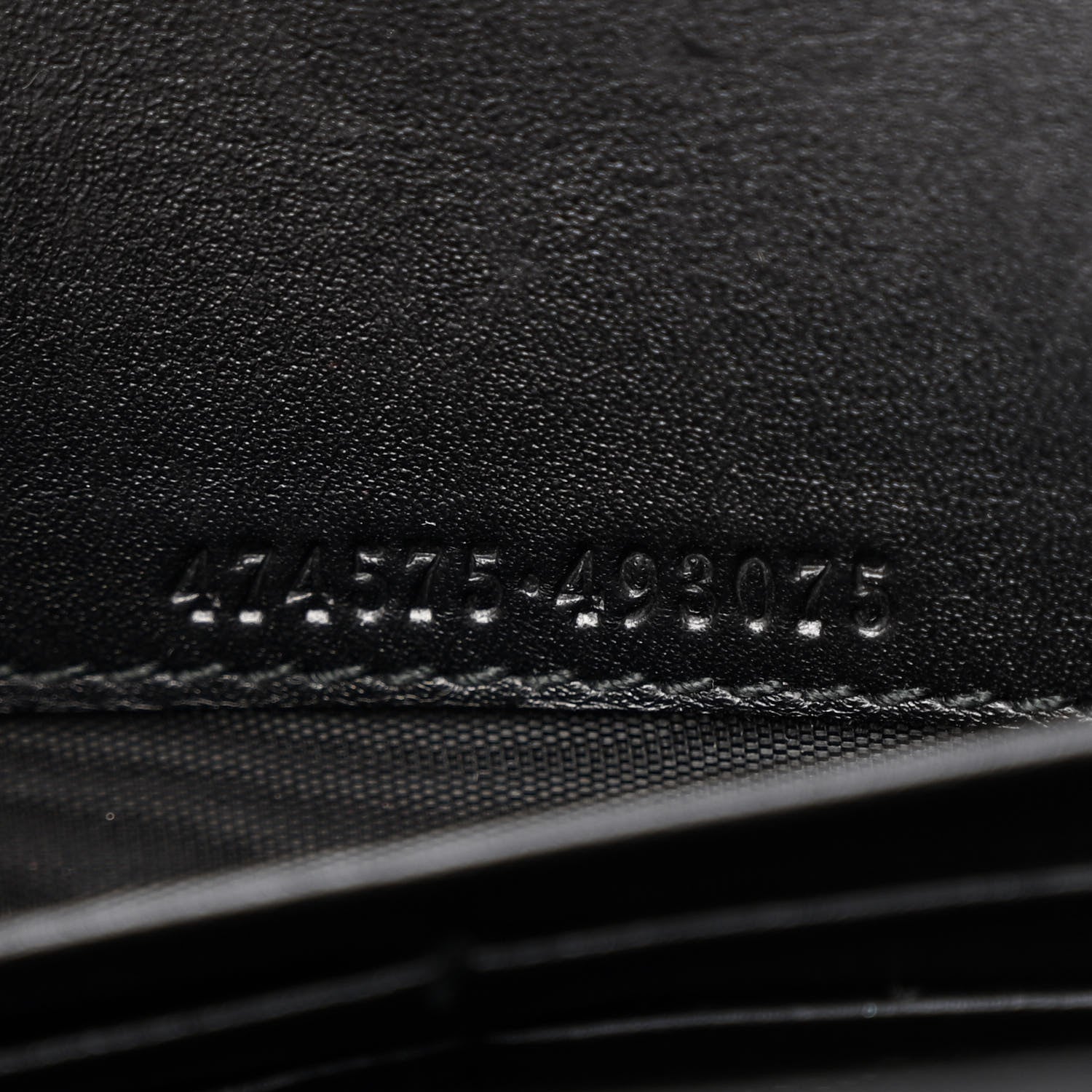 Gucci Calfskin Matelasse GG Marmont Chain Wallet Black 8 of 13