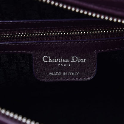 Christian Dior Lambskin Cannage Large Lady Dior Purple 31 of 34