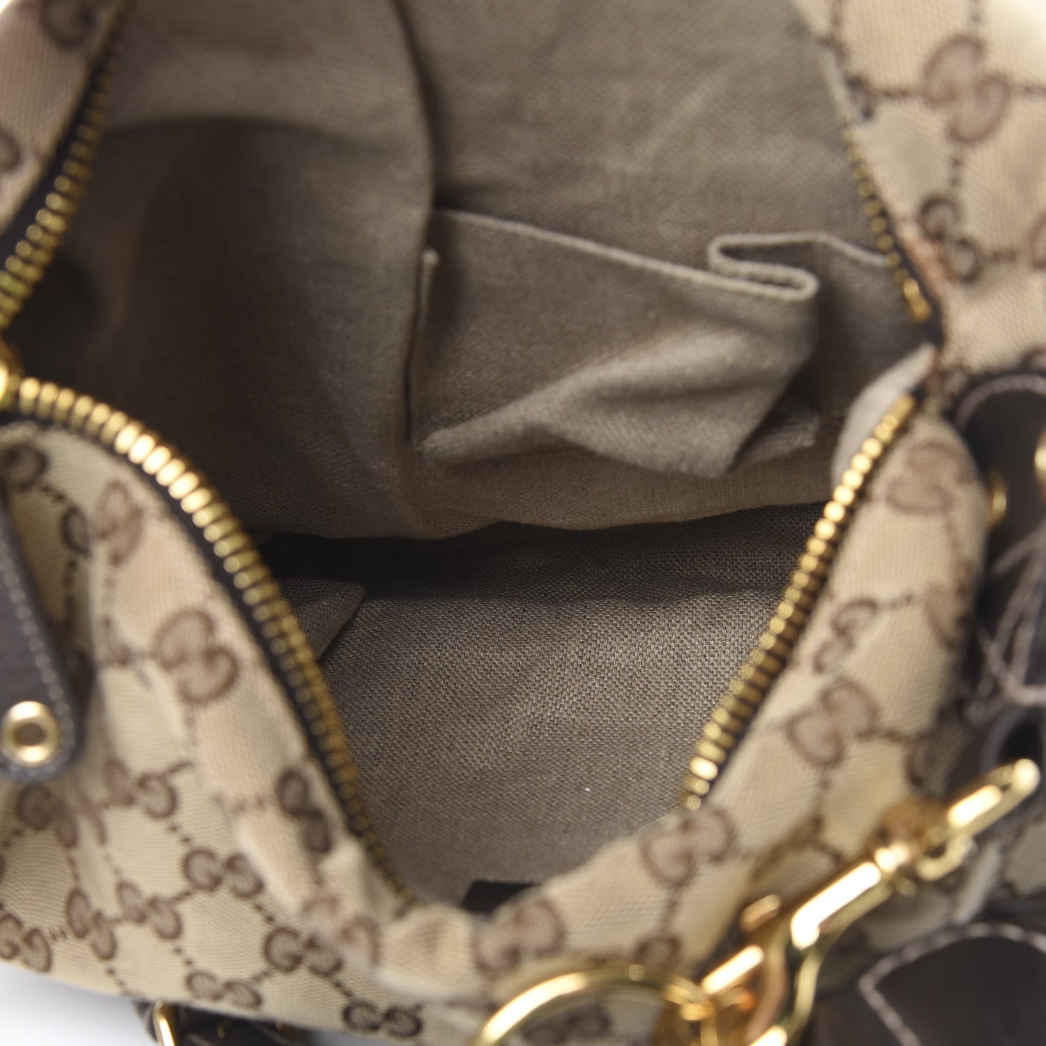 Gucci Monogram Medium Darwin Convertible Backpack Brown 4 of 9