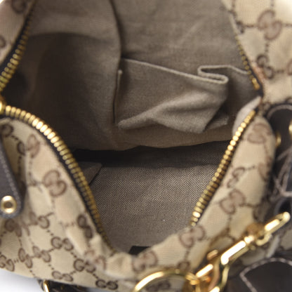 Gucci Monogram Medium Darwin Convertible Backpack Brown 4 of 9