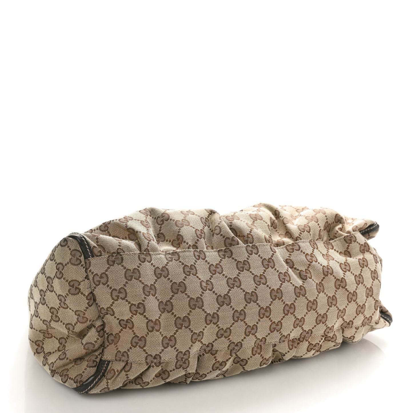 Monogram Large D Gold Hobo Dark Brown