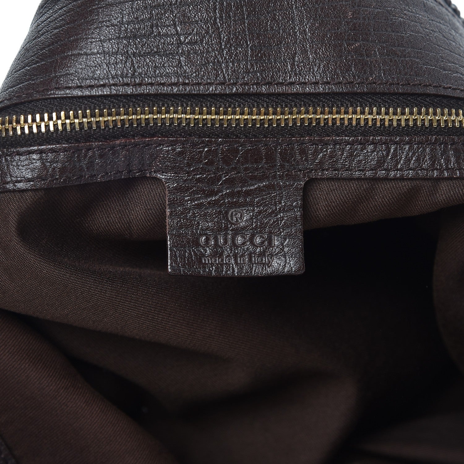 Gucci Monogram Large Horsebit Chain Hobo Dark Brown 6 of 12