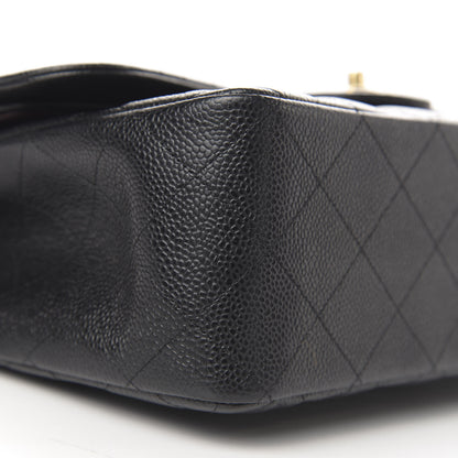 Chanel Caviar Quilted Jumbo Double Flap Black 8 of 11