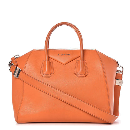 Givenchy Sugar Goatskin Medium Antigona Orange 1 of 23