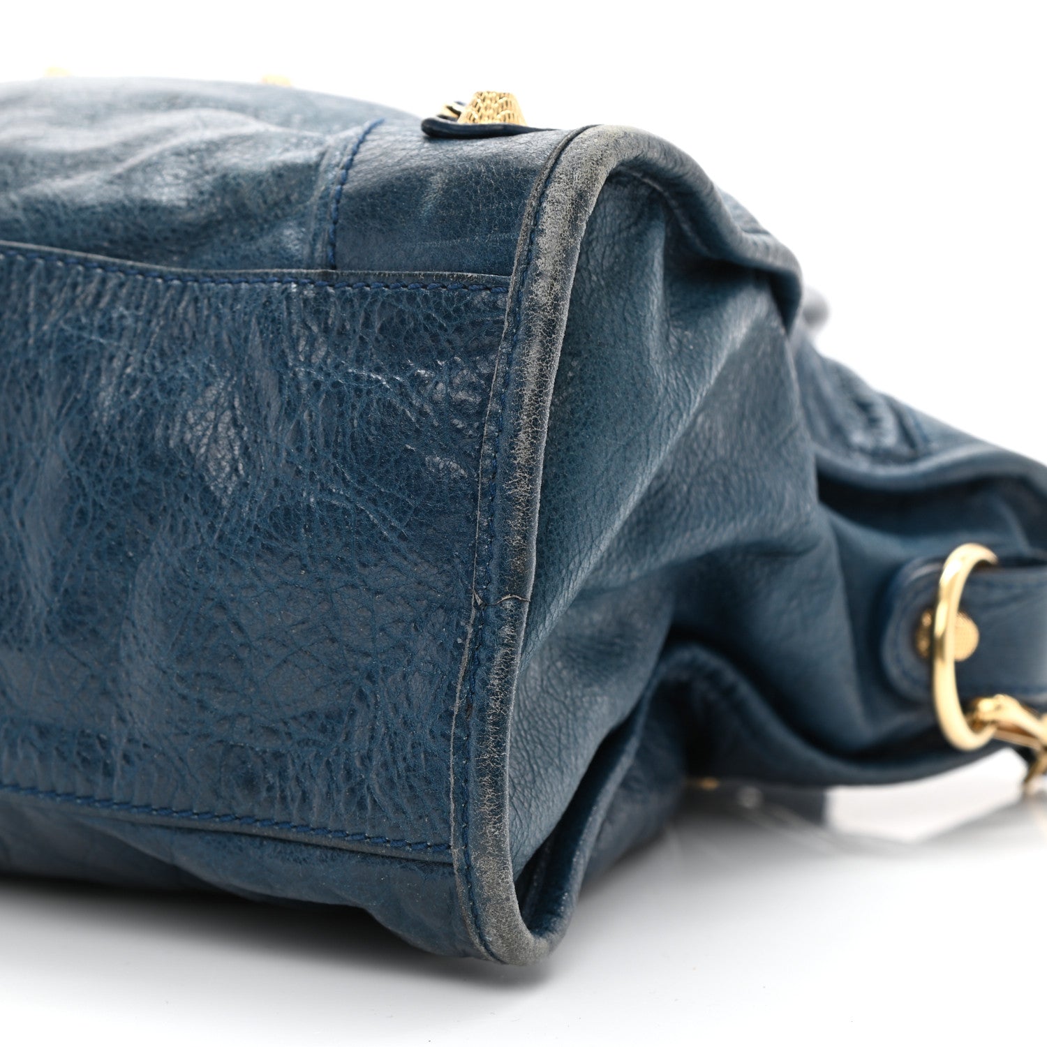 Balenciaga Agneau Giant 12 Gold Hardware City Bleu Mineral 11 of 13