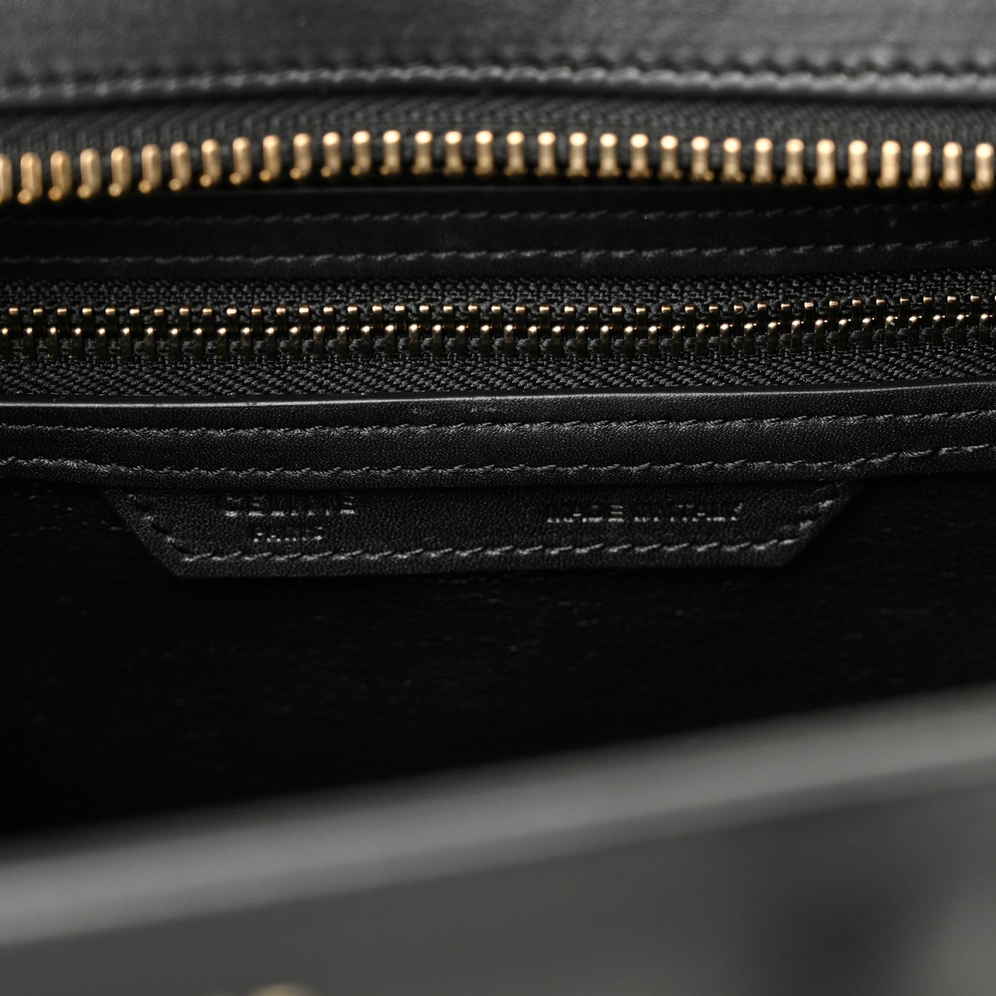 Smooth Calfskin Micro Luggage Black