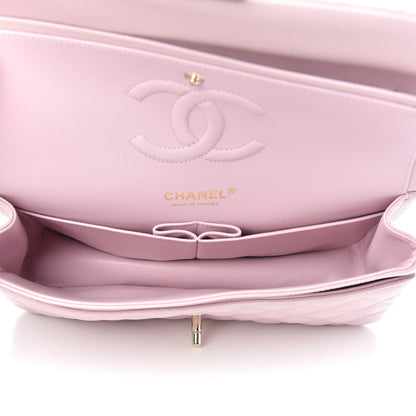 Chanel Caviar Quilted Medium Double Flap Light Pink 5 of 10