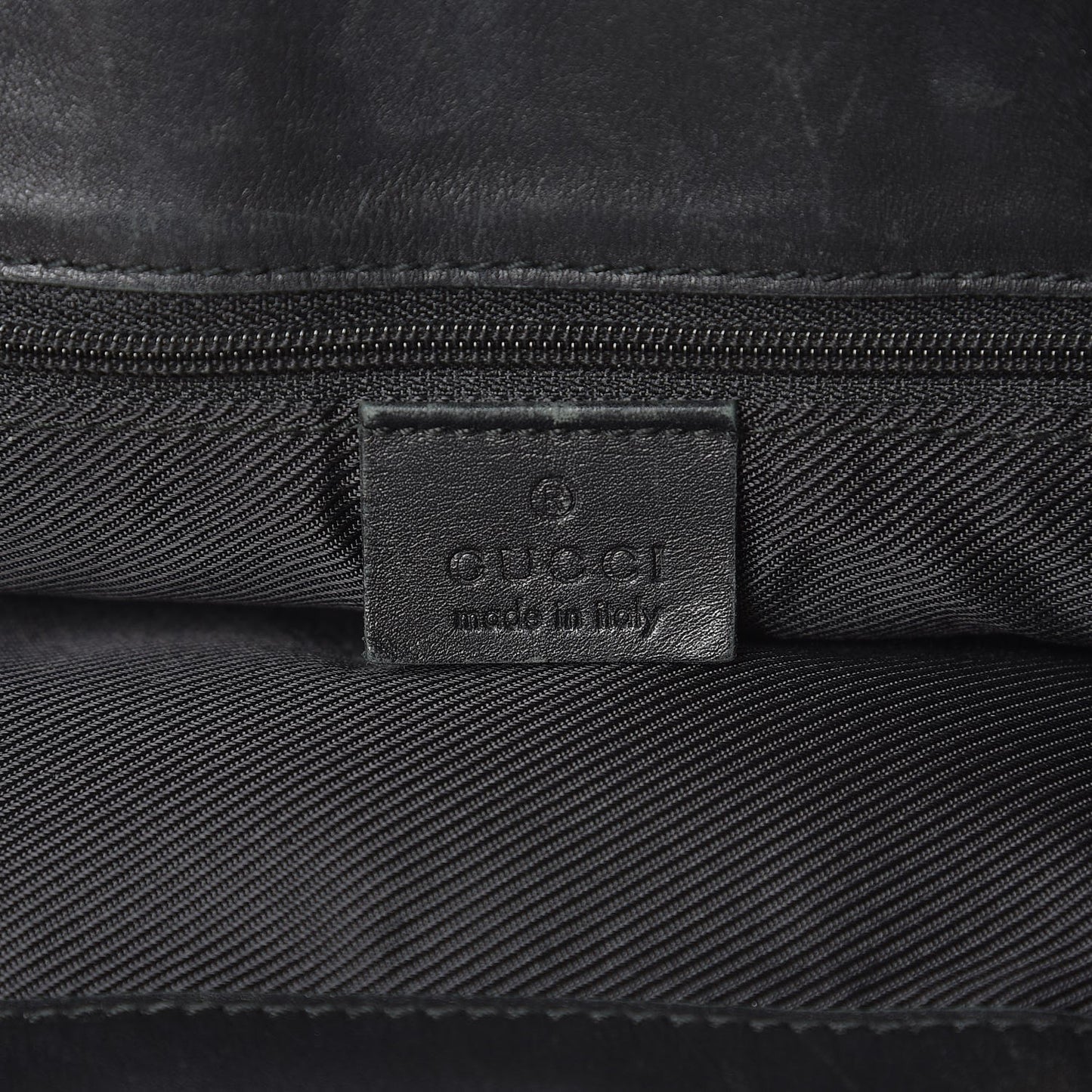 Monogram Large Bucket Tote Black