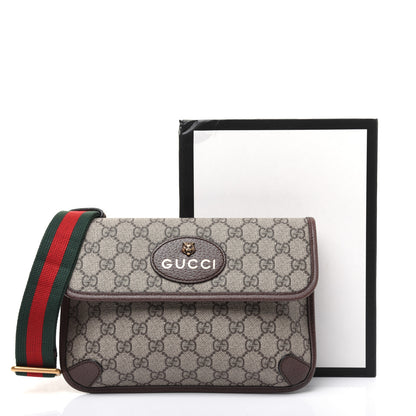 Gucci GG Supreme Monogram Neo Vintage Web Belt Bag Brown 15 of 15