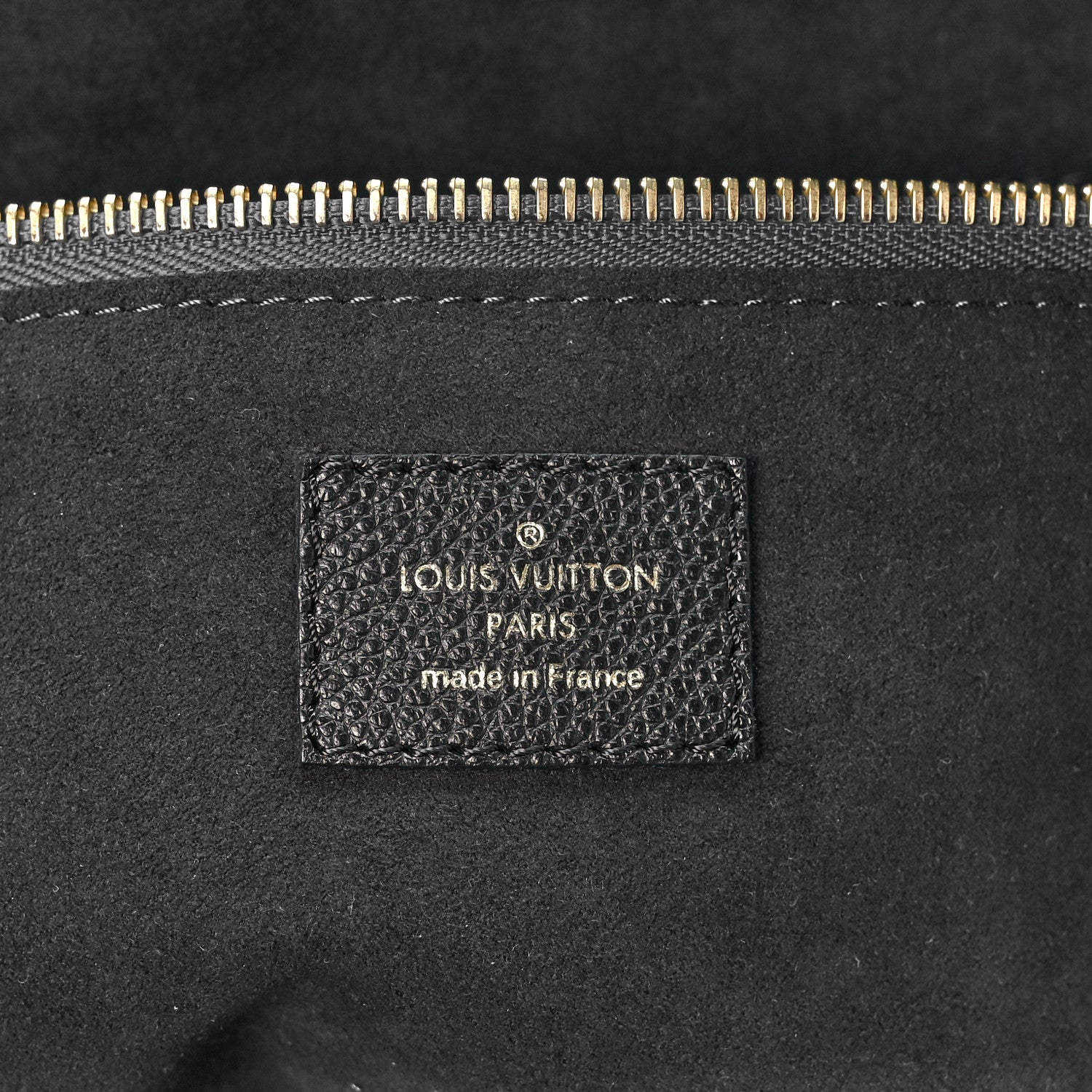 Louis Vuitton Empreinte Monogram Giant Neverfull MM Black 7 of 10