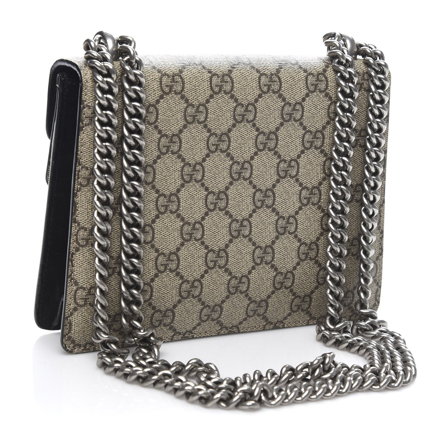 GG Supreme Monogram Mini Dionysus Shoulder Bag Black