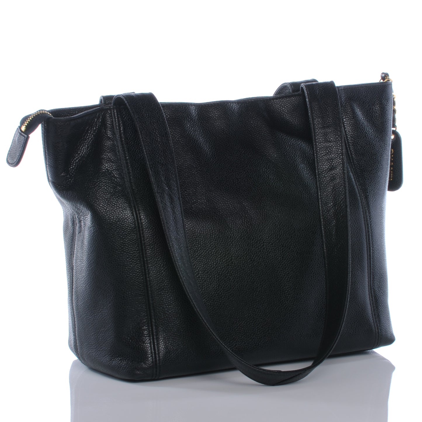 Caviar CC Shoulder Bag Black