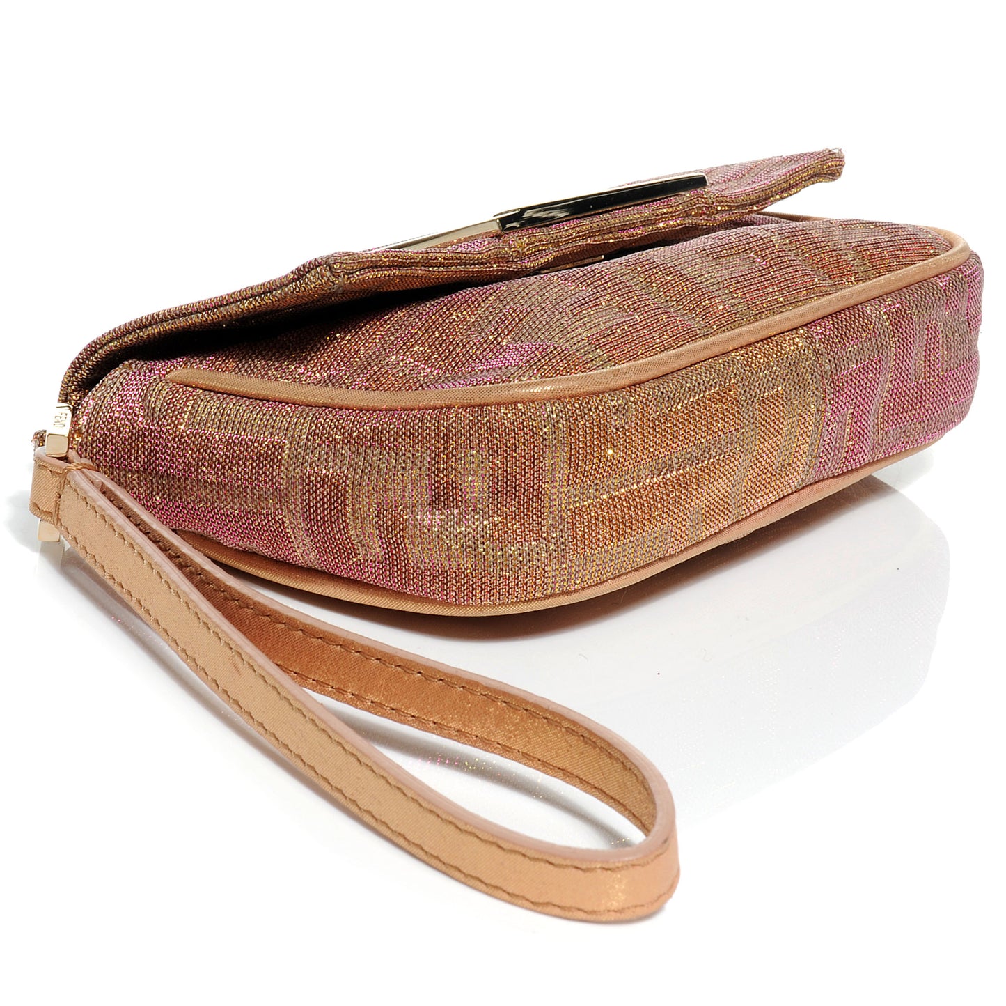 Metallic Lurex Zucca Wristlet Arancio