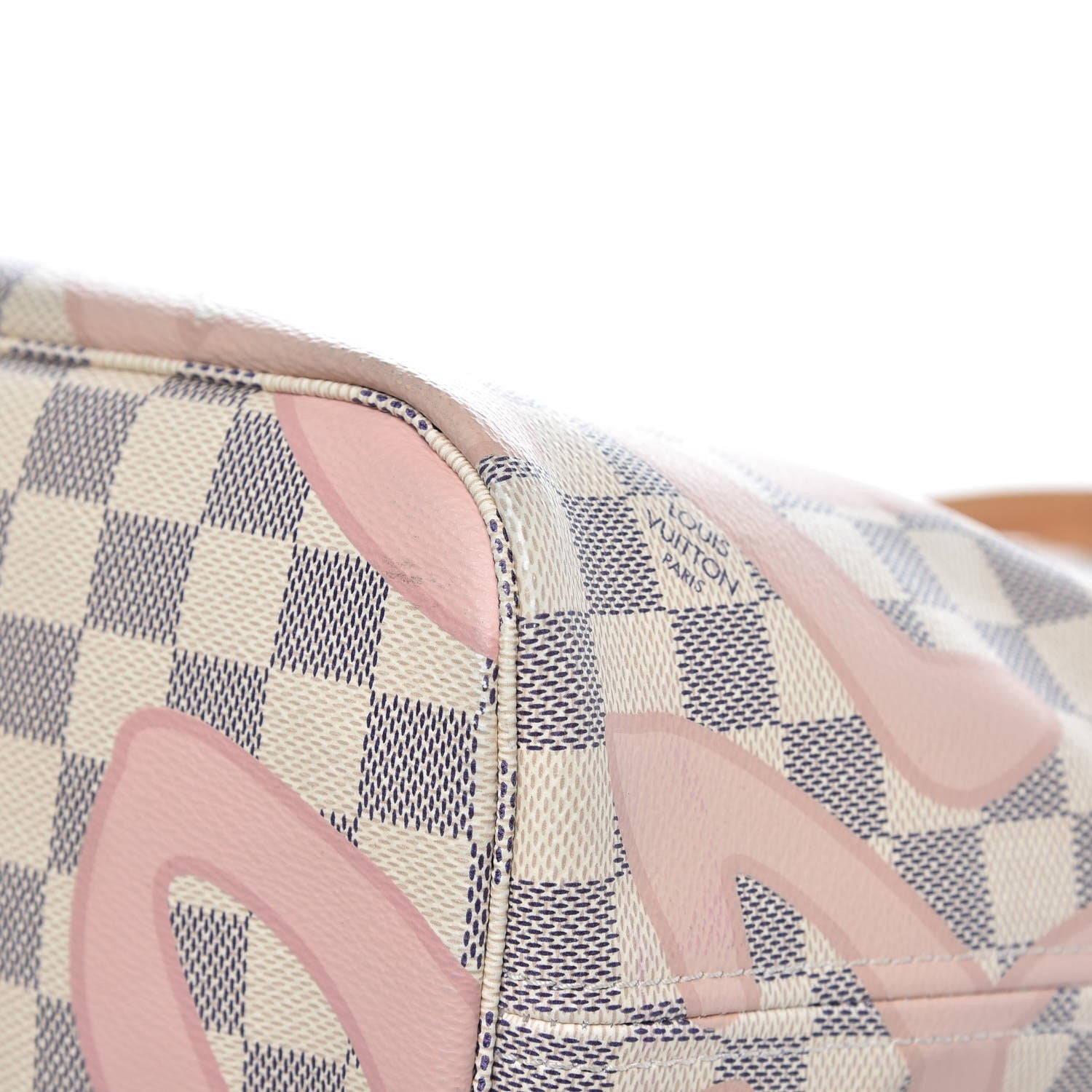Louis Vuitton Damier Azur Tahitienne Neverfull MM 16 of 18