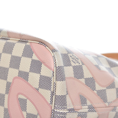 Louis Vuitton Damier Azur Tahitienne Neverfull MM 16 of 18