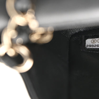 Chanel Lambskin Quilted Mini Rectangular Flap Black 7 of 11