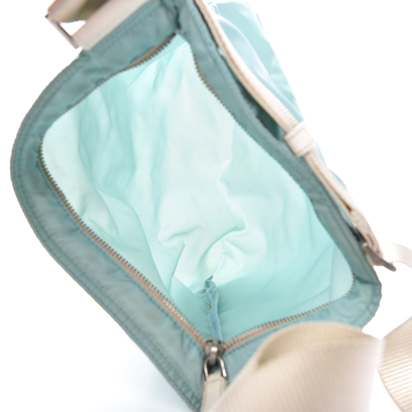 Tessuto Nylon Flat Messenger Bag Giada