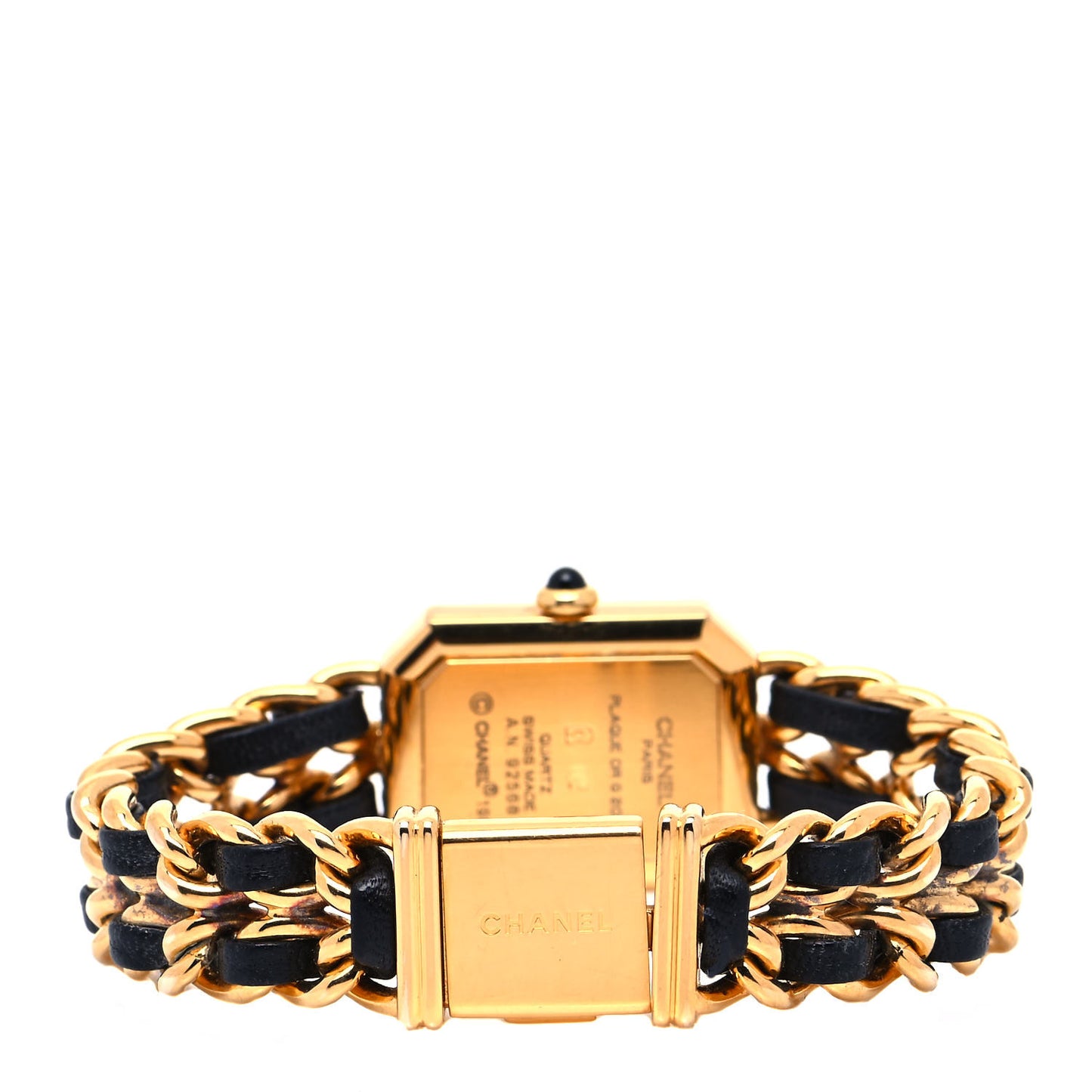 Stainless Steel Lambskin 20mm Chain Premiere Quartz Watch Gold M