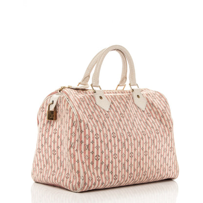 Louis Vuitton Mini Lin Croisette Speedy 30 Rouge 3 of 6
