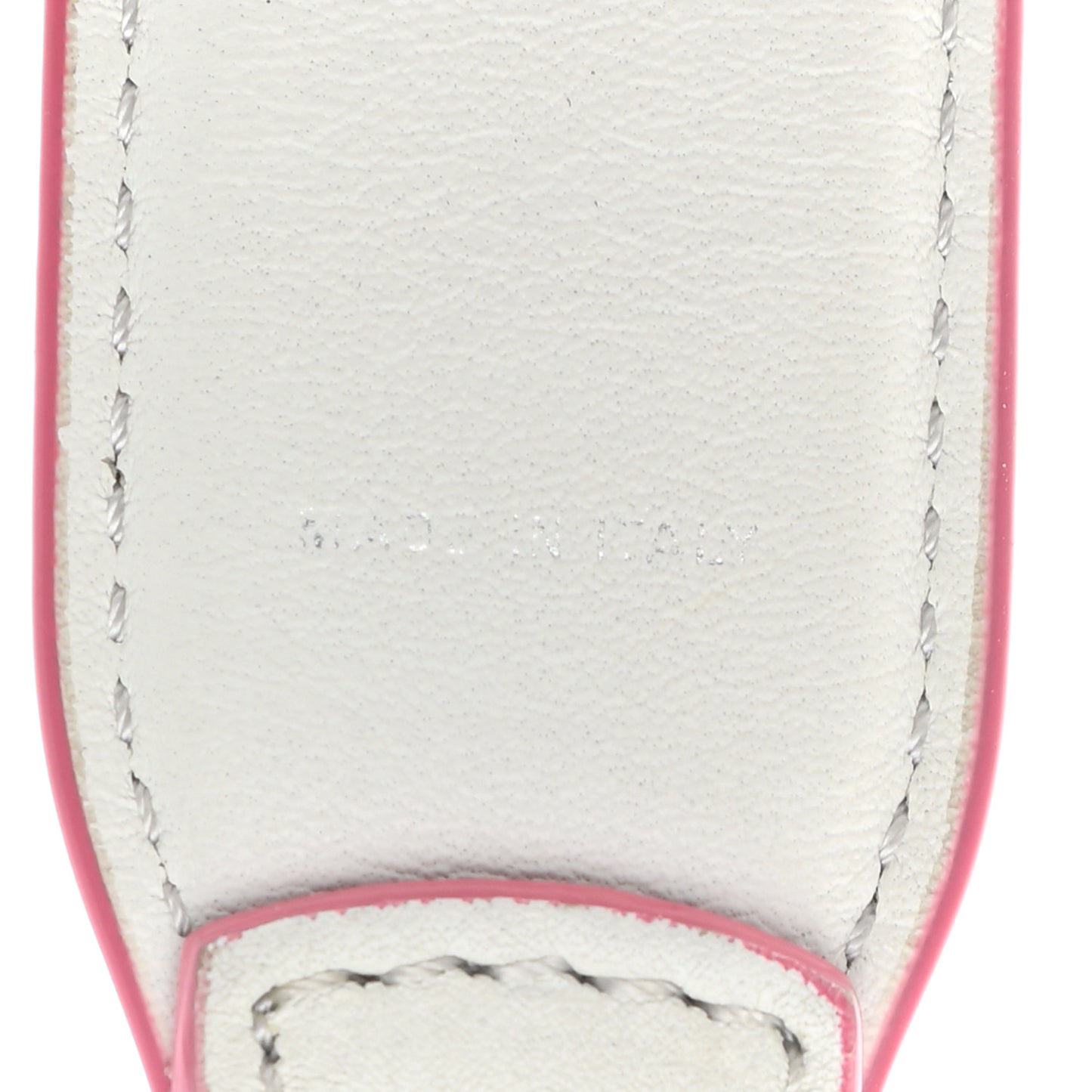 Vitello Dolce Plexiglass Studded Mini Strap You White Multicolor