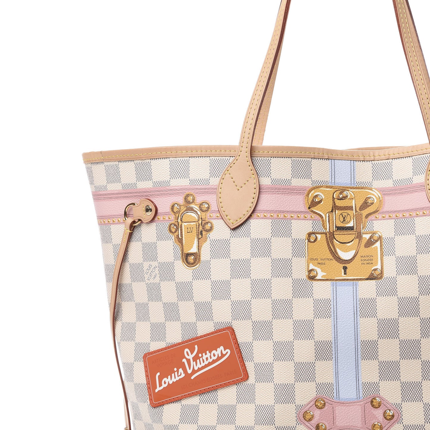 Damier Azur Summer Trunks Neo Neverfull MM