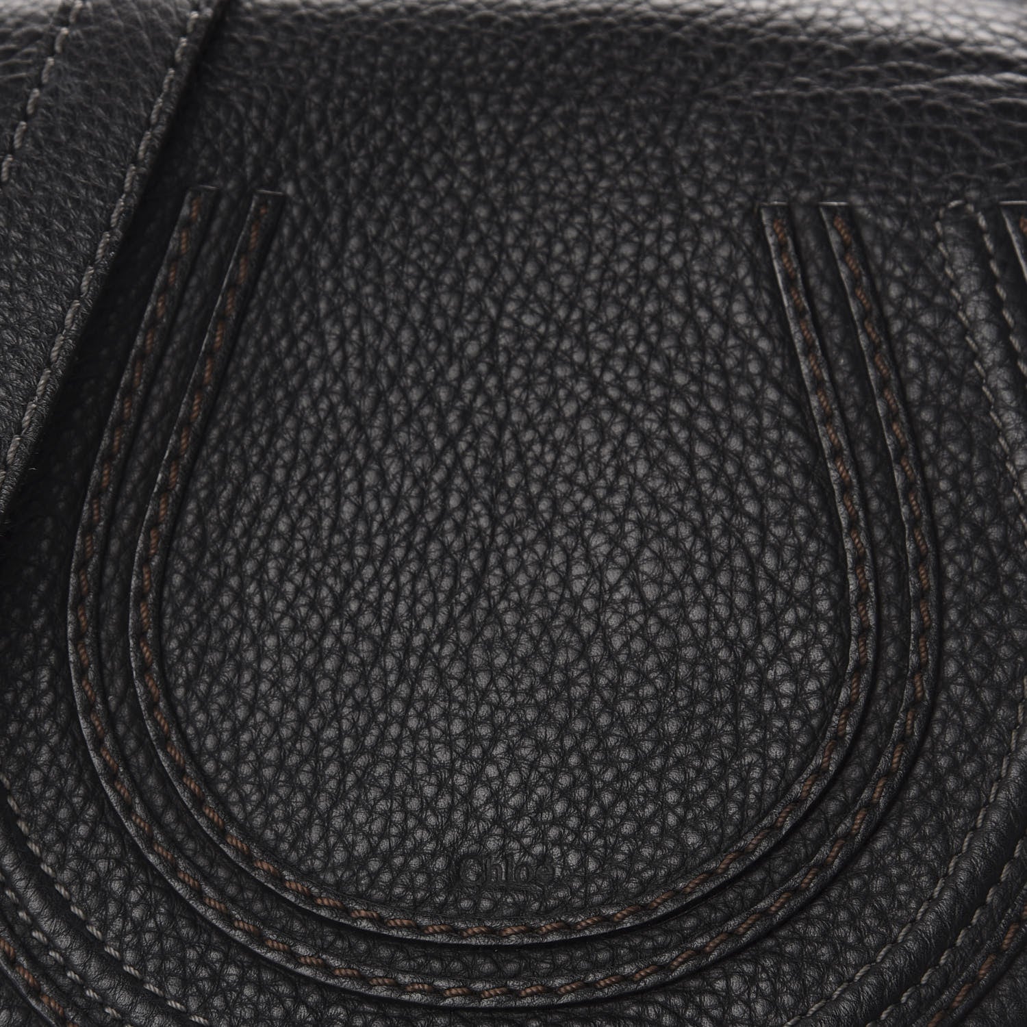 Chloe Calfskin Mini Marcie Round Crossbody Bag Black 11 of 11