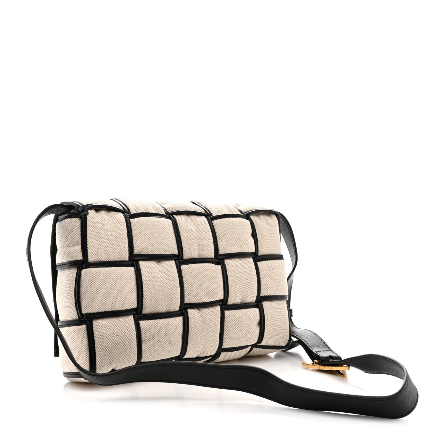 Bottega Veneta Canvas Intrecciato Padded Cassette Crossbody Bag