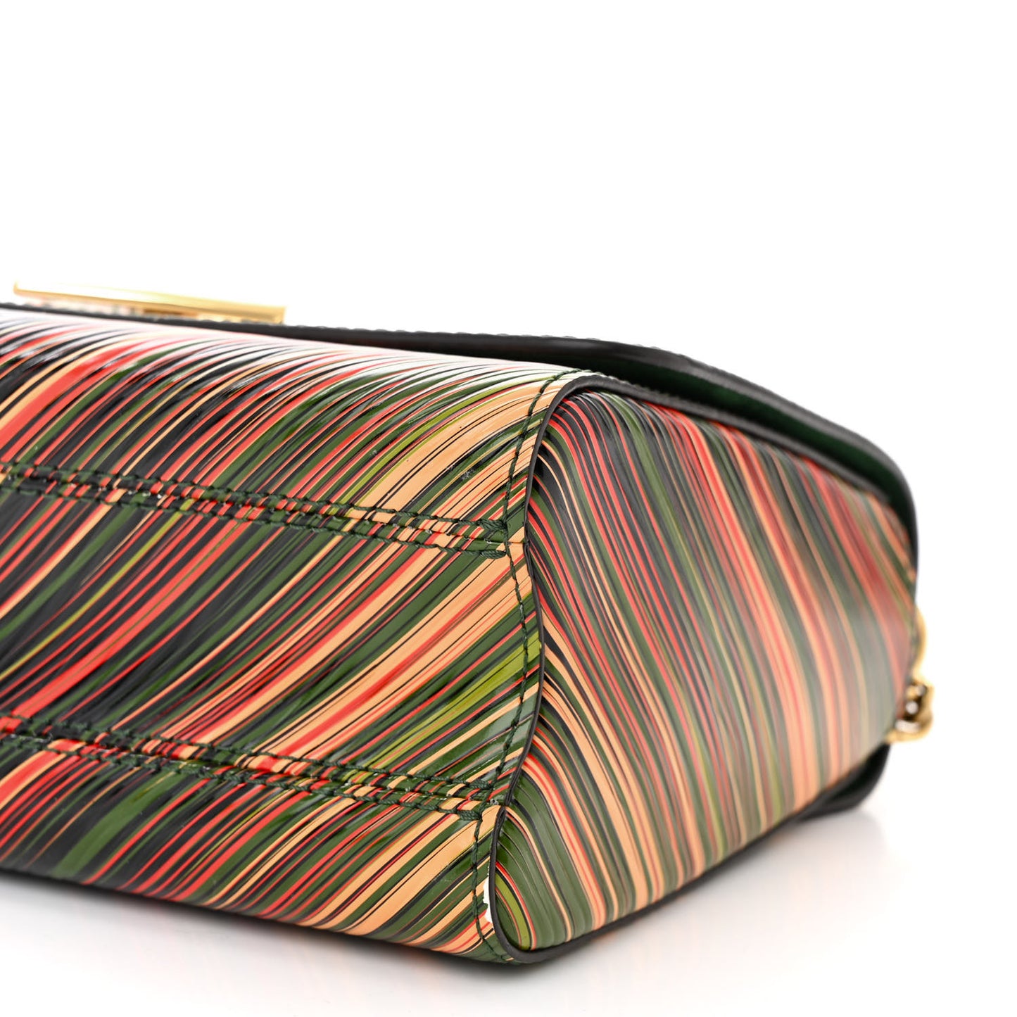 Epi Tropical Twist Shoulder Bag MM Rose Beige