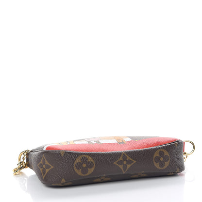 Louis Vuitton Monogram 2018 Christmas Animation Mini Cats Pochette Accessories 4 of 8