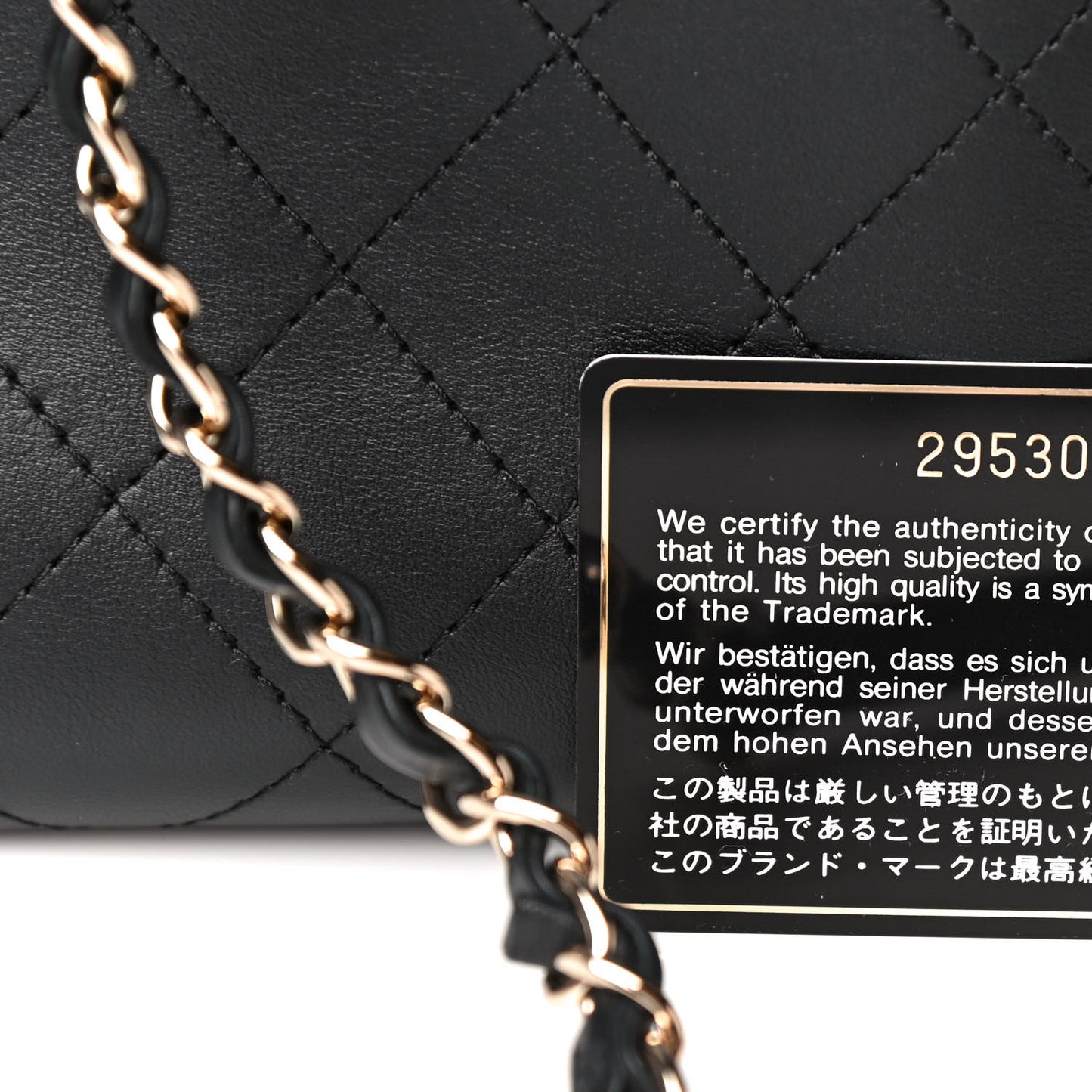 Calfskin Large Serial Shopper Tote Black