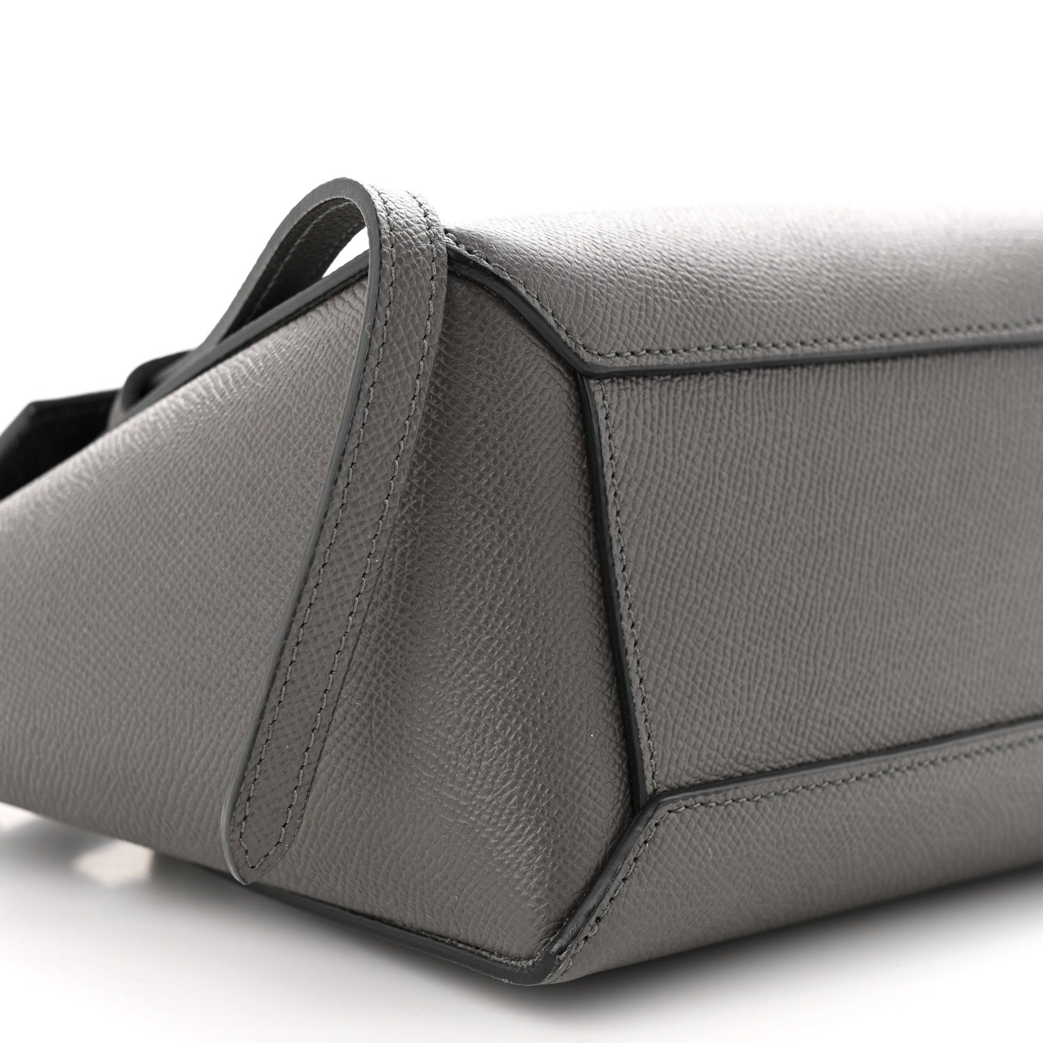 Celine Grained Calfskin Nano Belt Bag Grey 9 of 11