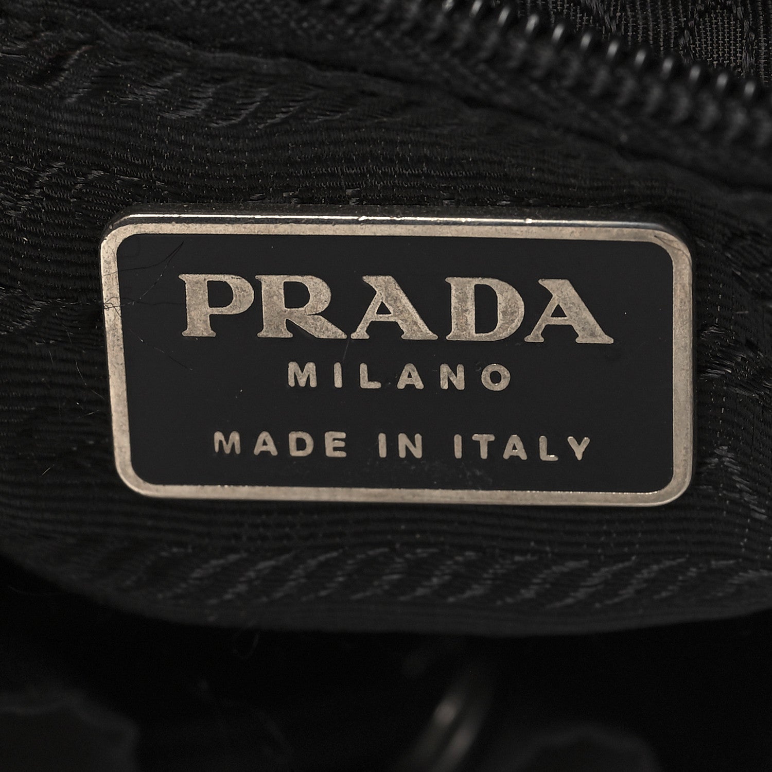 Prada Tessuto Nylon Saffiano Vela Backpack Black 6 of 11