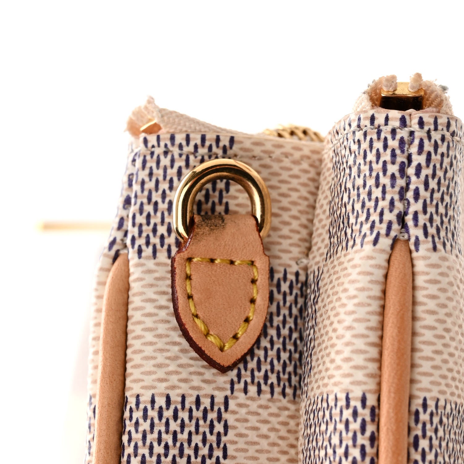 Louis Vuitton Damier Azur Double Zip Pochette 12 of 12