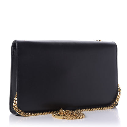 Saint Laurent Smooth Calfskin Medium Classic Monogram Kate Tassel Satchel Black 3 of 8