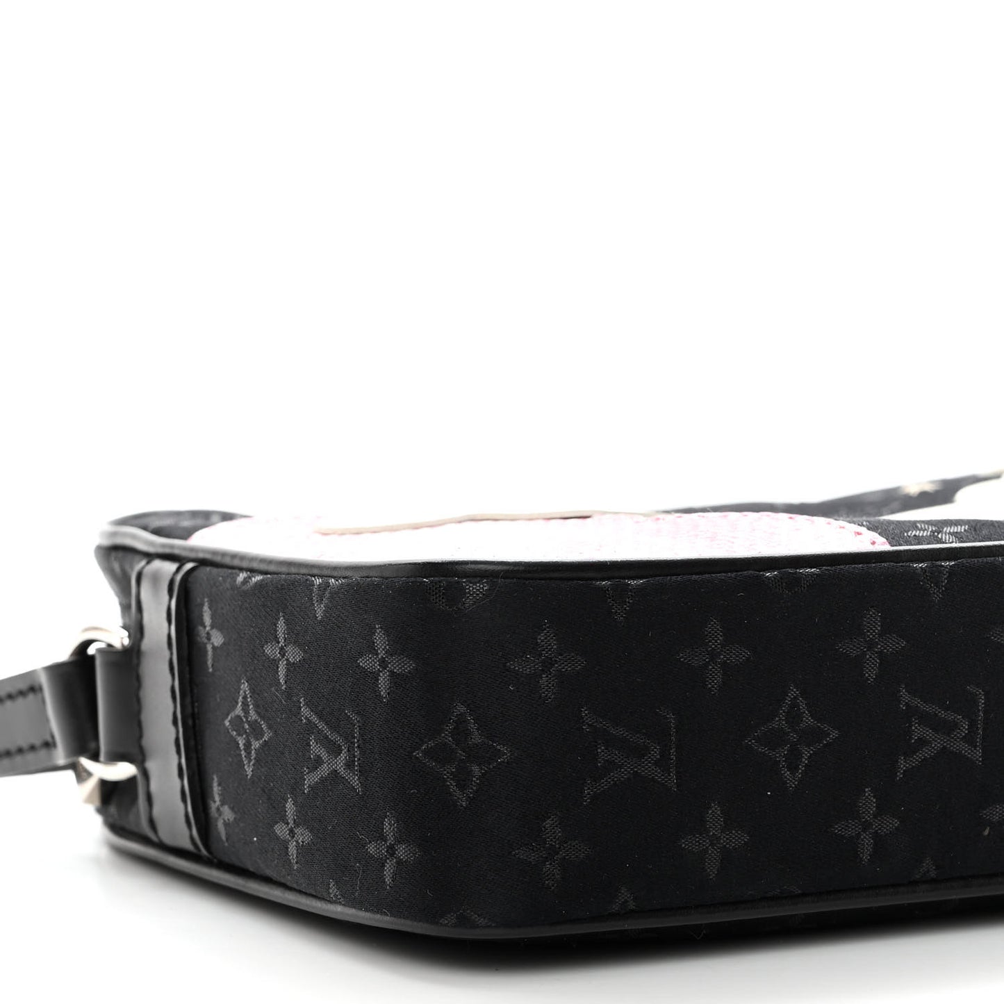 Satin Mini Monogram Conte De Fees Pochette Black