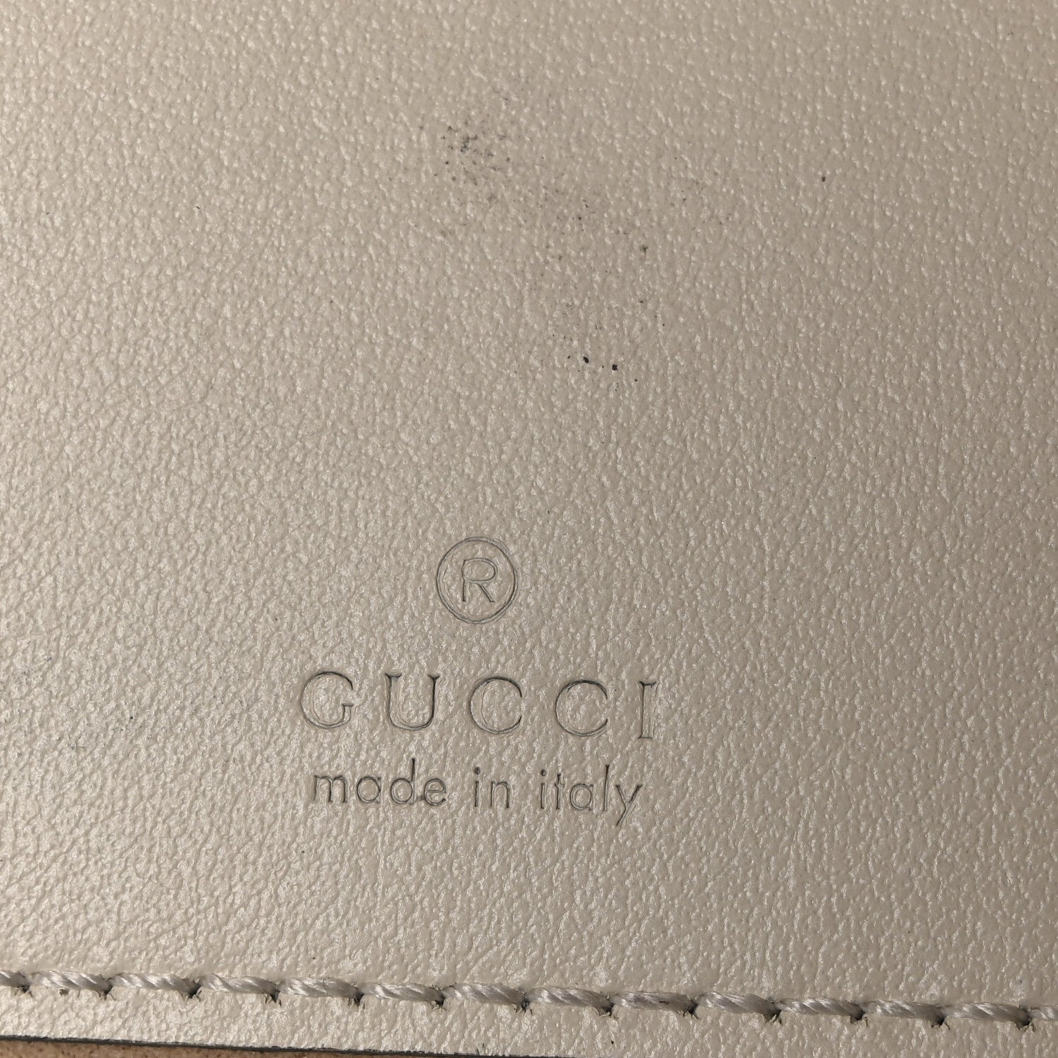 Gucci Calfskin Matelasse Mini GG Marmont 2.0 Bucket Bag White 6 of 9