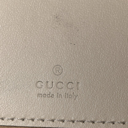 Gucci Calfskin Matelasse Mini GG Marmont 2.0 Bucket Bag White 6 of 9