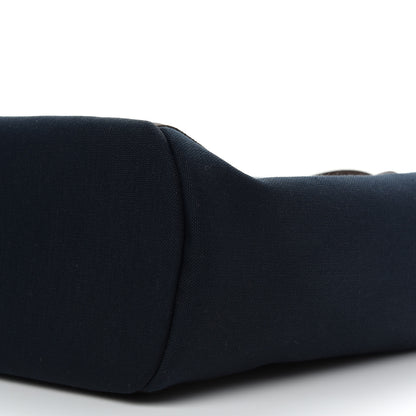 Hermes Toile Sac De Pansage Groom Bleu Navy Feu 9 of 9