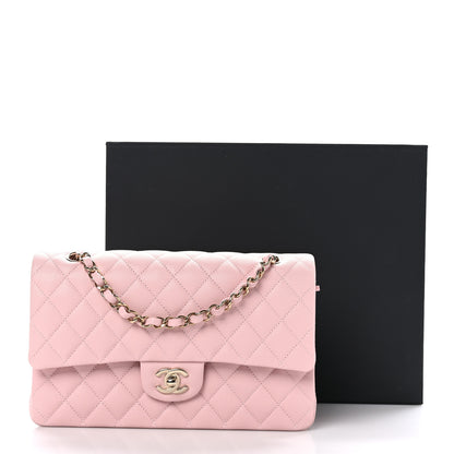 Chanel Caviar Quilted Medium Double Flap Light Pink 11 of 11