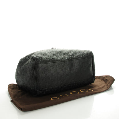 Gucci Guccissima Medium Emily Shoulder Bag Black 4 of 7