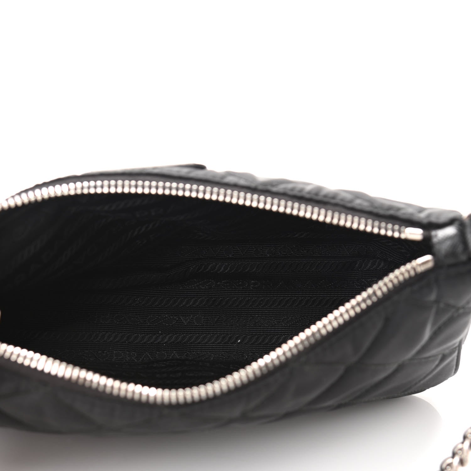 Prada Nylon Tessuto Impuntu Quilted Crossbody Bag Black 5 of 9