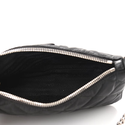 Prada Nylon Tessuto Impuntu Quilted Crossbody Bag Black 5 of 9