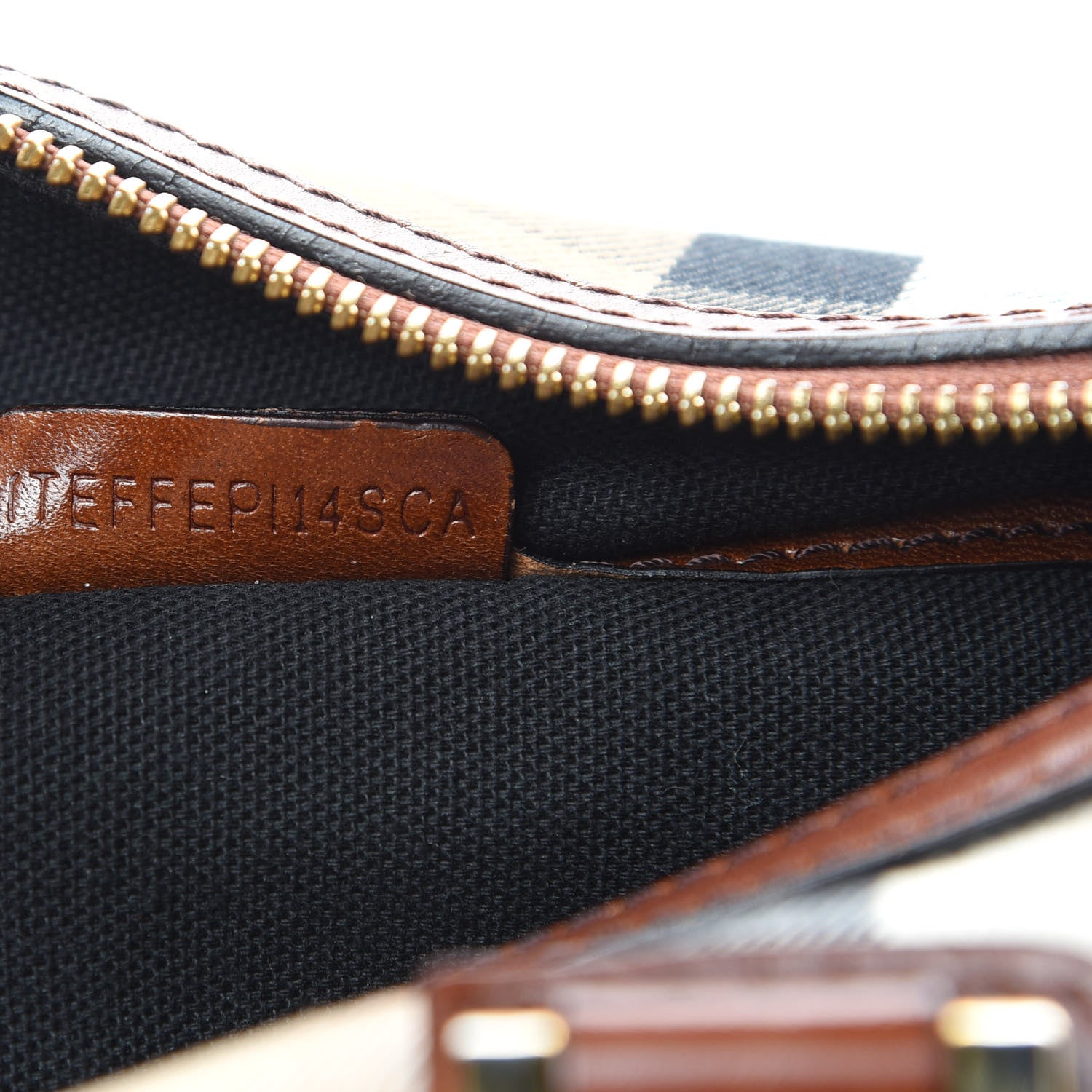 Burberry House Check Bridle Calfskin Medium Alchester Bowling Bag Dark Tan 8 of 17