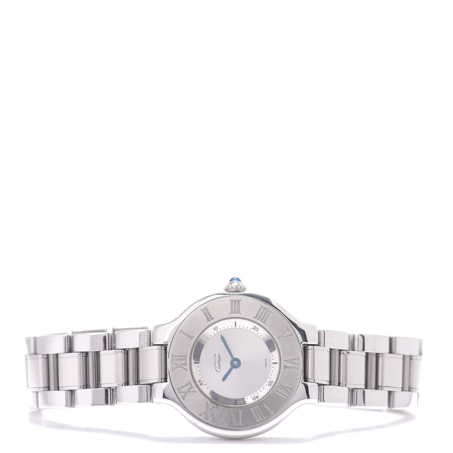 Cartier Stainless Steel 28mm Must De 21 Quartz Watch 2 of 4