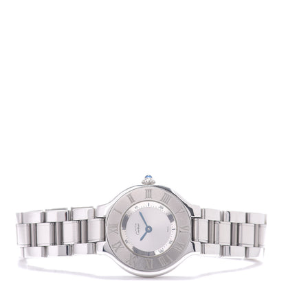 Cartier Stainless Steel 28mm Must De 21 Quartz Watch 2 of 4