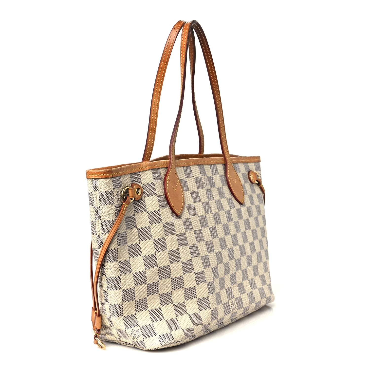 Louis Vuitton Damier Azur Neverfull PM 3 of 9